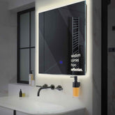 Espejo LED Cuadrado | Botón táctil | Luz blanca neutra - Reyze Seria Motivated Model 1